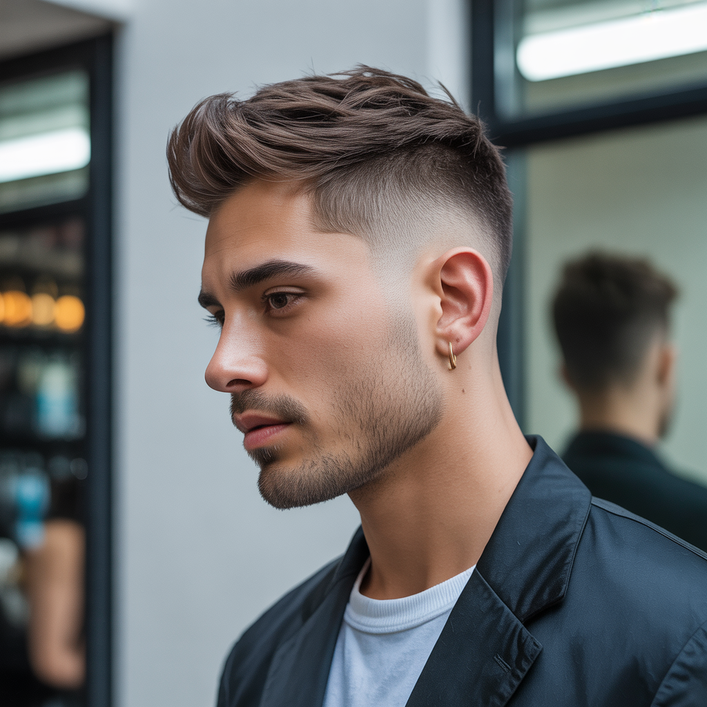 drop fade haircut