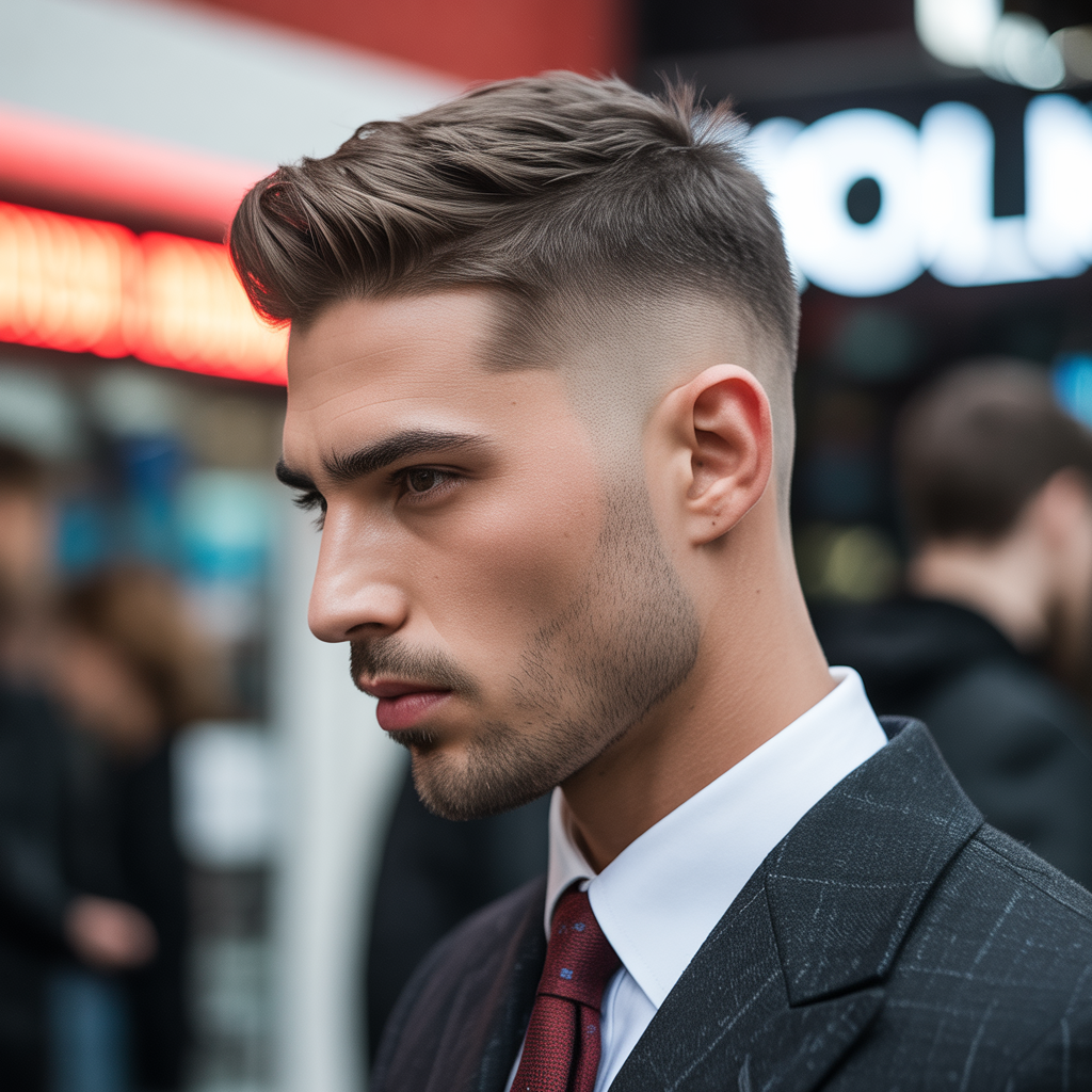 drop fade haircut
