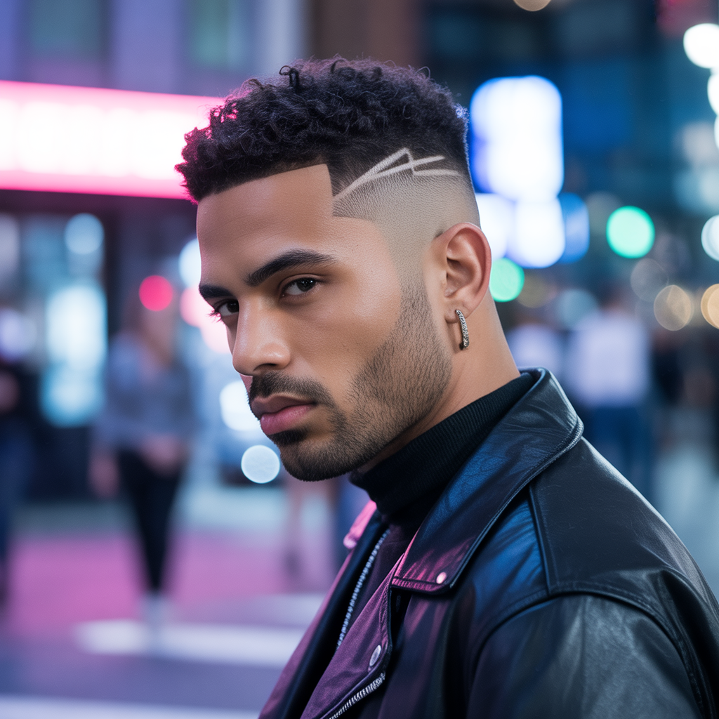drop fade haircut