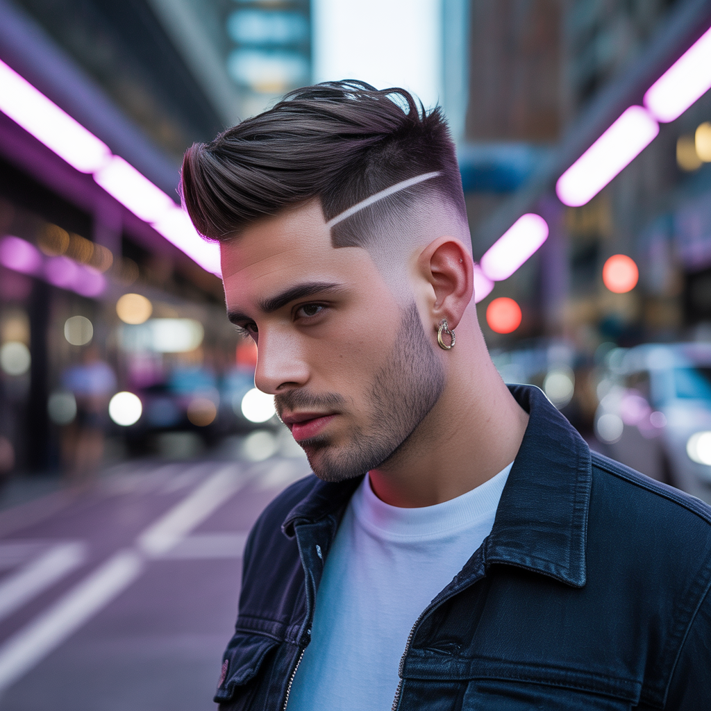 drop fade haircut