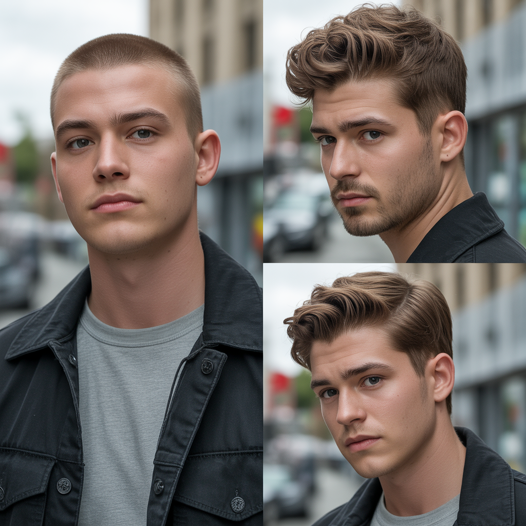 easy hairstyles men