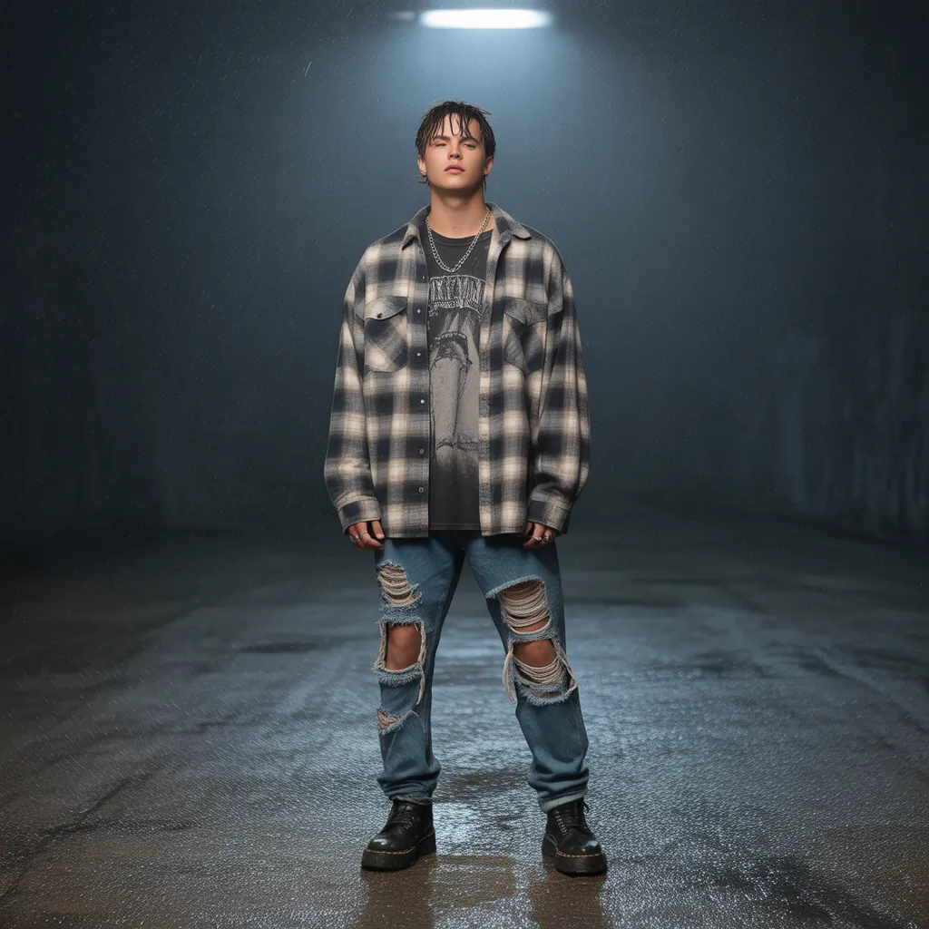 edgy grunge outfits men