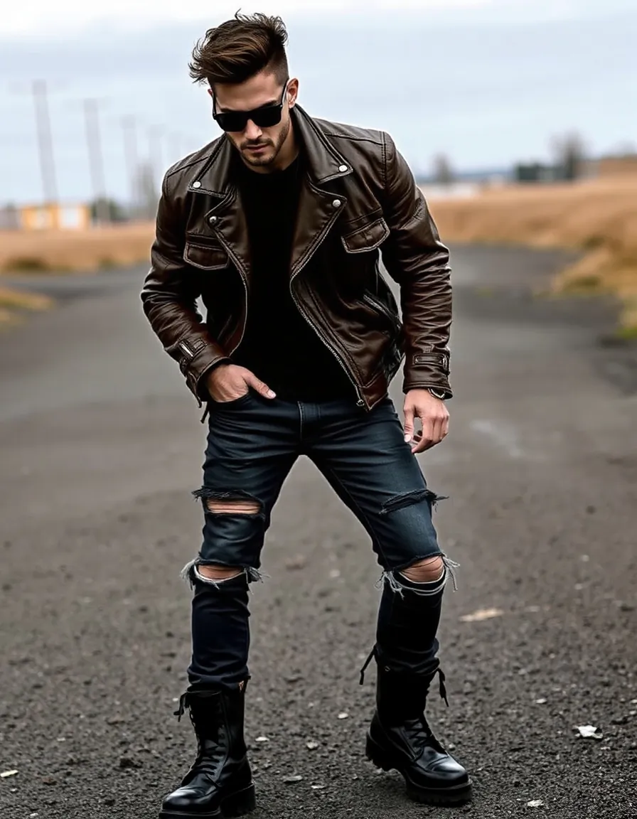 edgy grunge outfits men