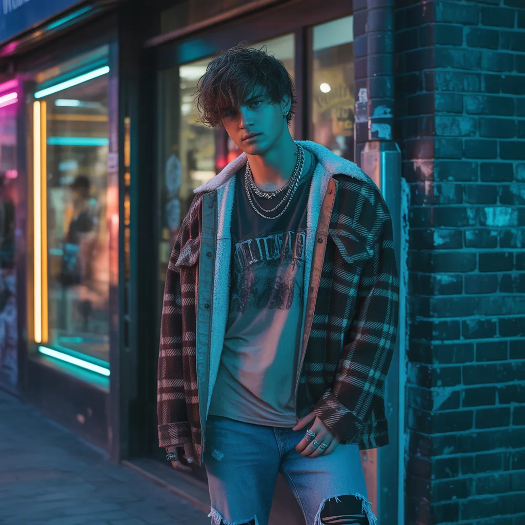 edgy grunge outfits men