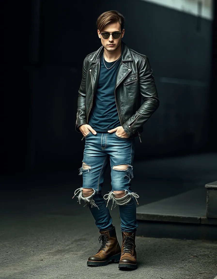 edgy grunge outfits men