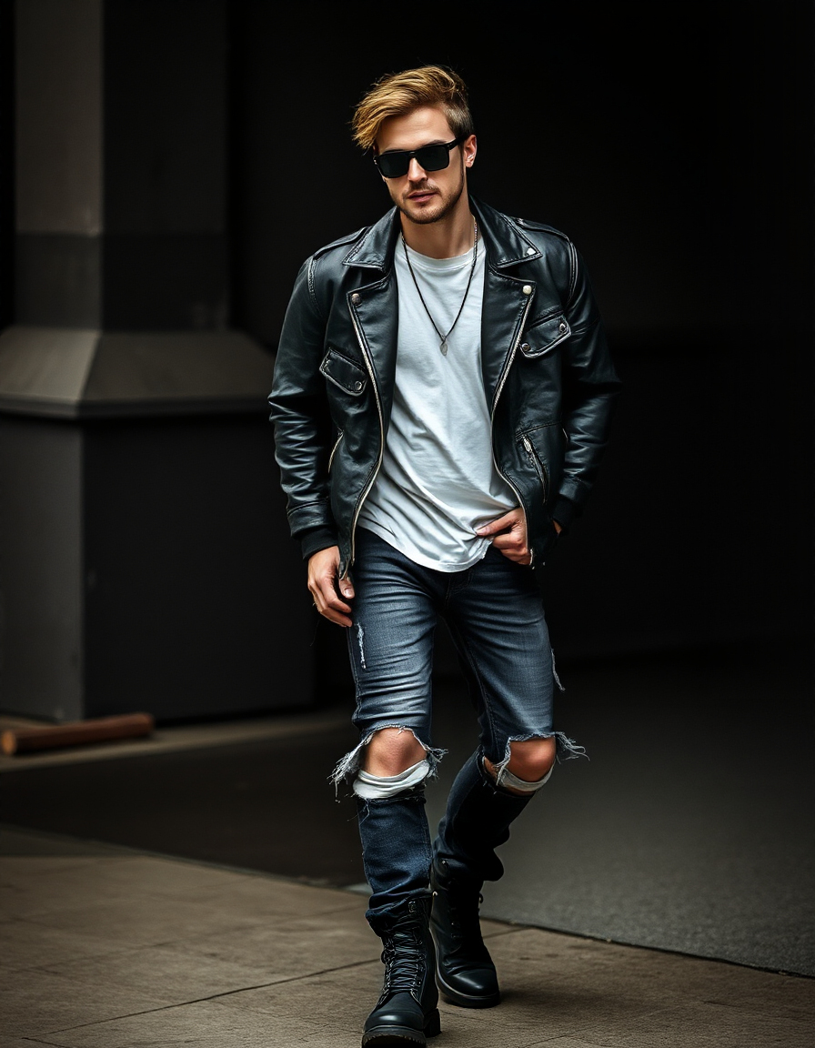 edgy grunge outfits men