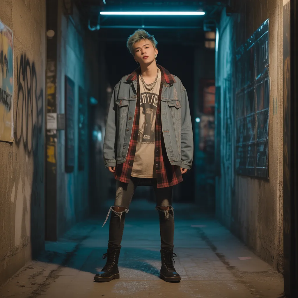 edgy grunge outfits men