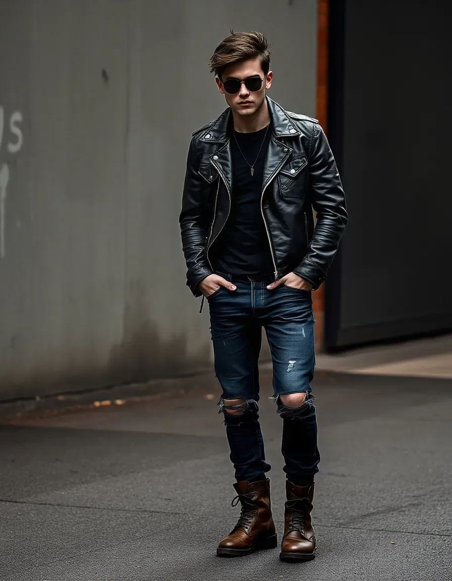 edgy grunge outfits men