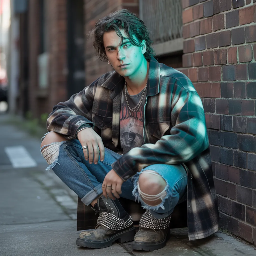 edgy grunge outfits men