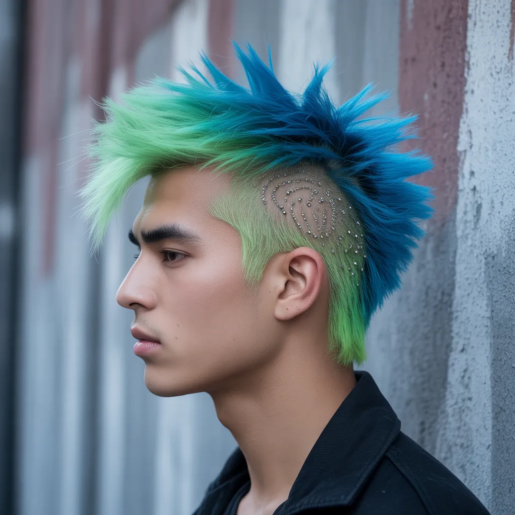 edgy mens punk hair styles for the brave