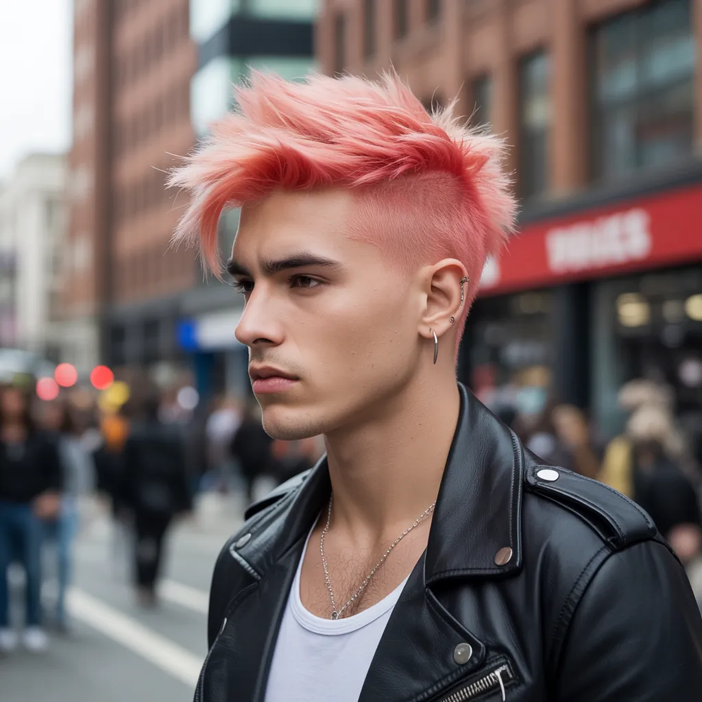 edgy mens punk hair styles for the brave