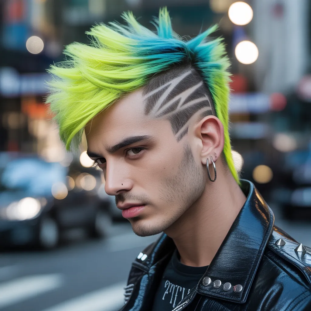 edgy mens punk hair styles for the brave