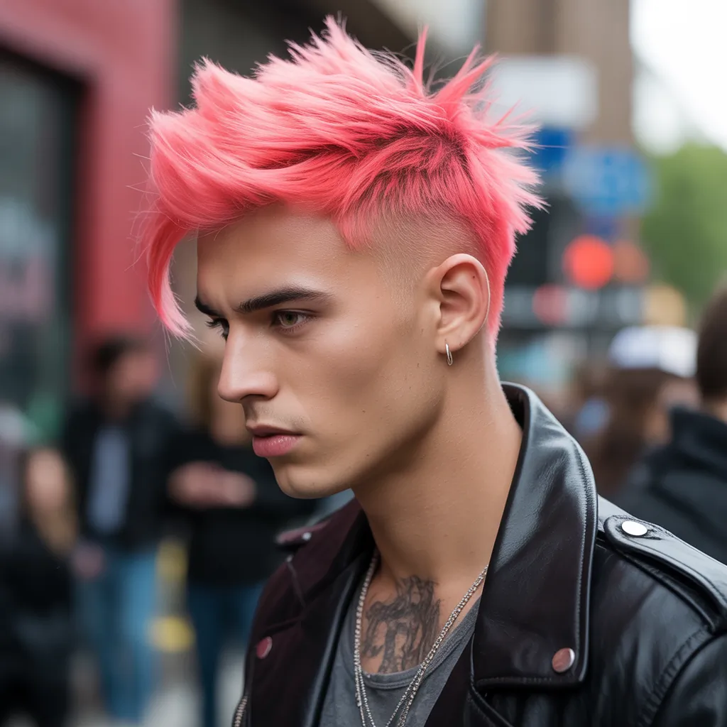 edgy mens punk hair styles for the brave