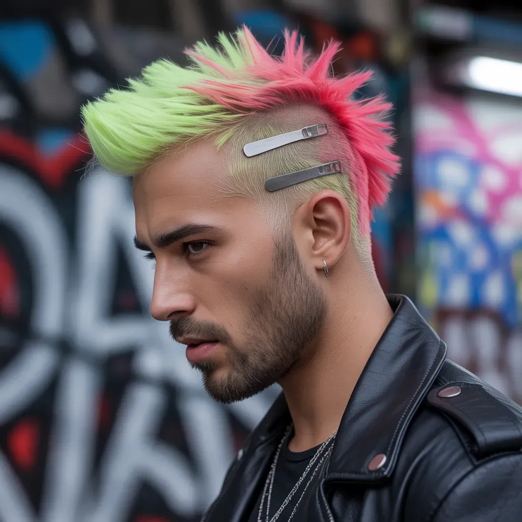 edgy mens punk hair styles for the brave