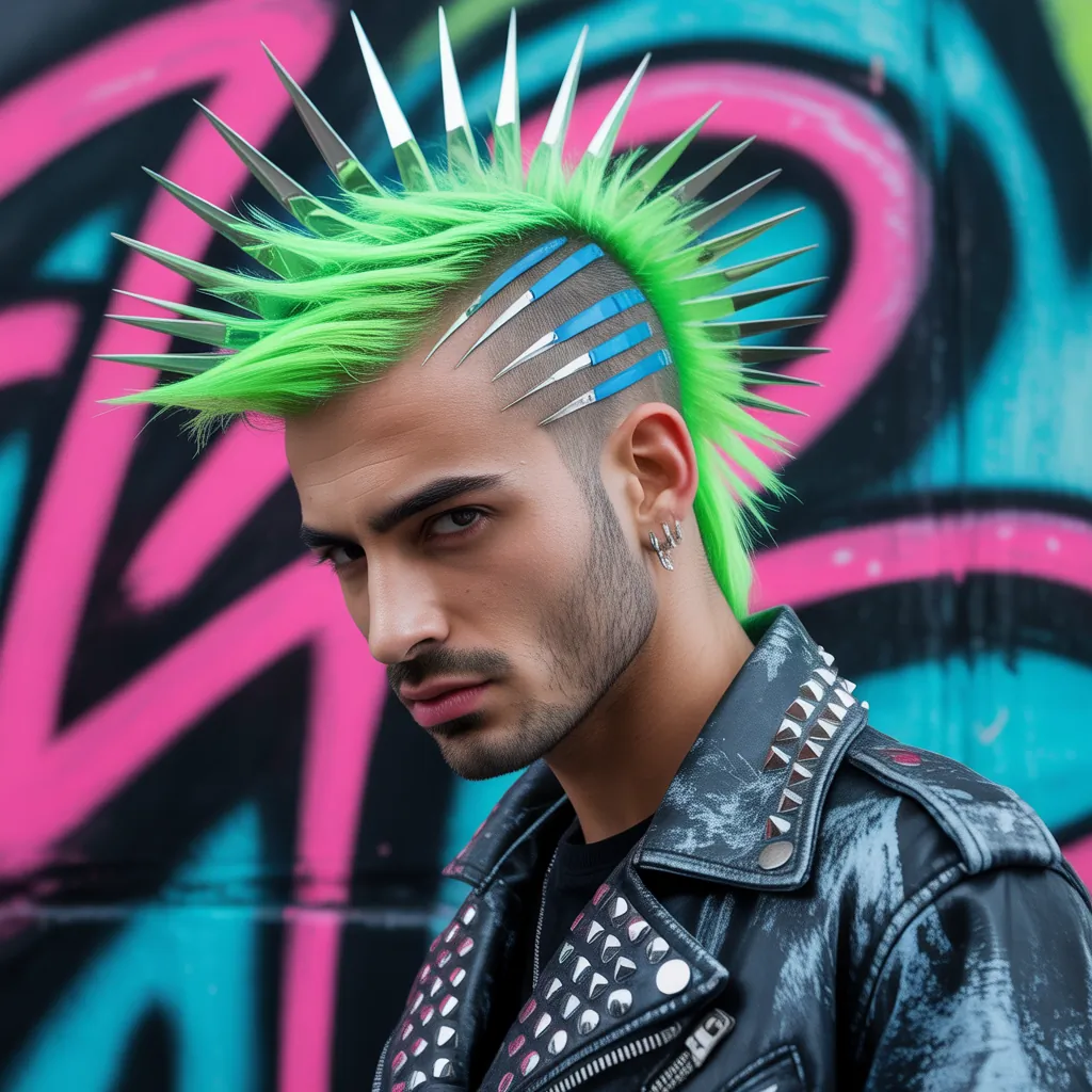 edgy mens punk hair styles for the brave