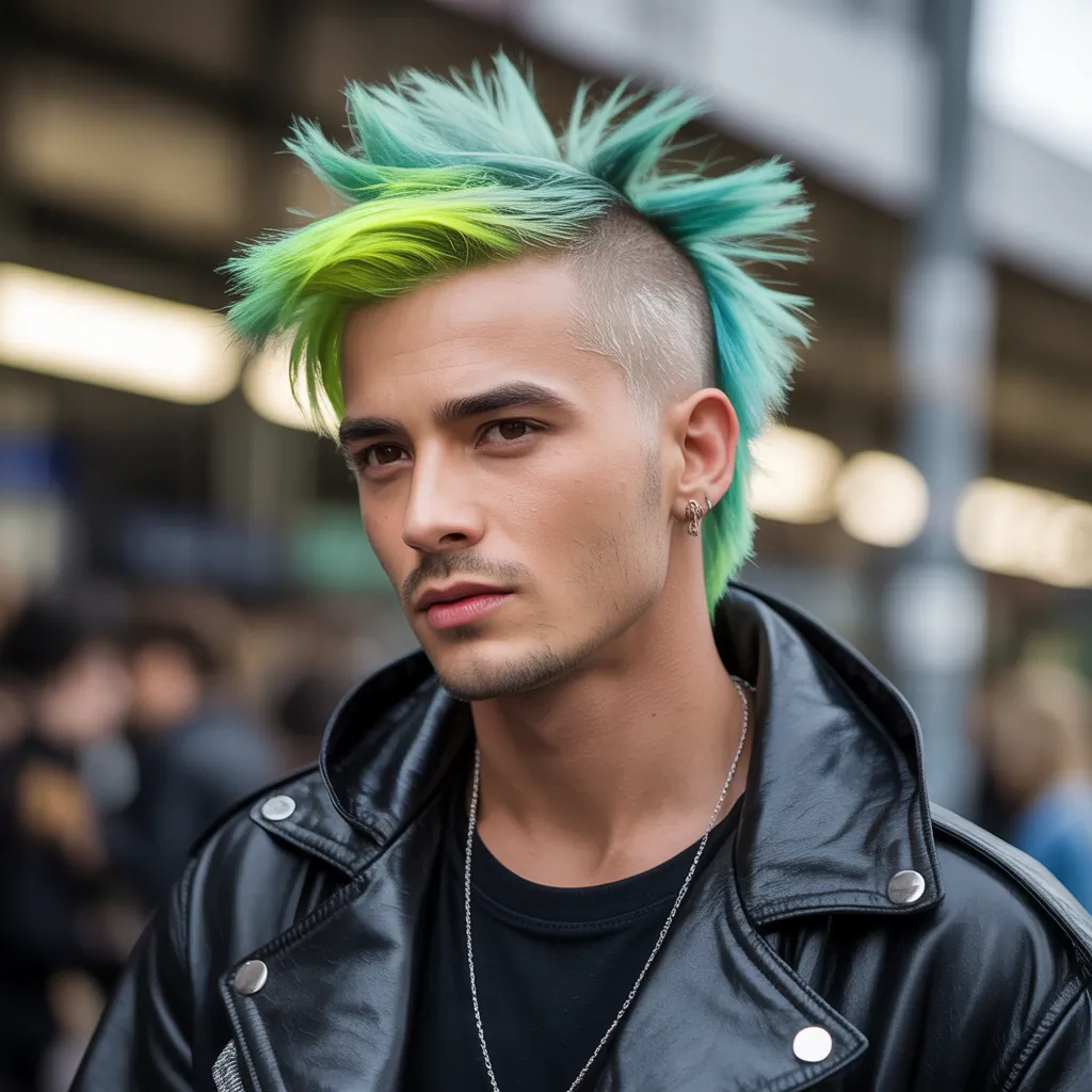 edgy mens punk hair styles for the brave