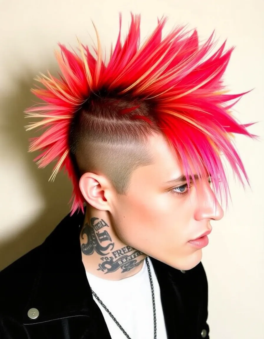 edgy mens punk hair styles for the brave