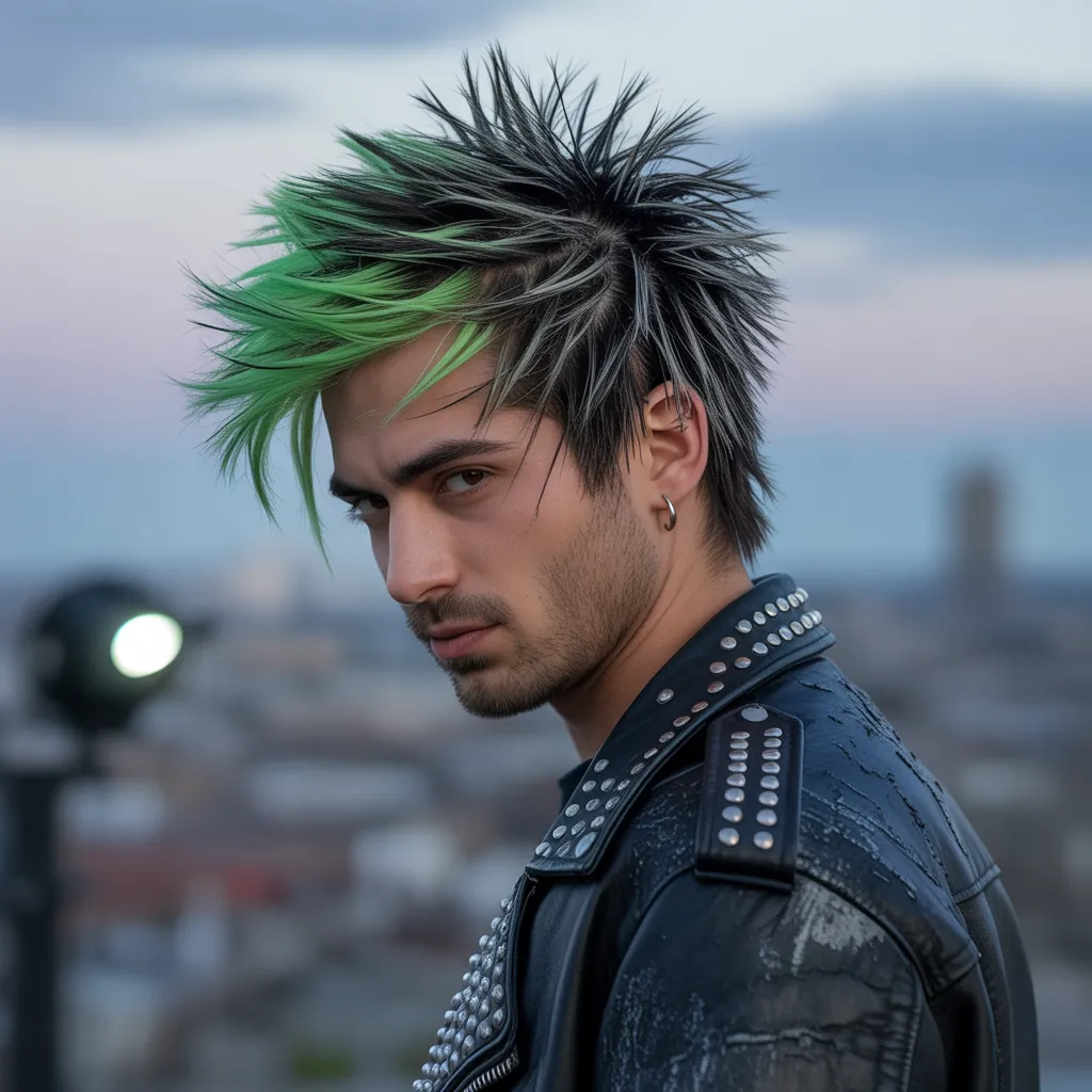 edgy mens punk hair styles for the brave