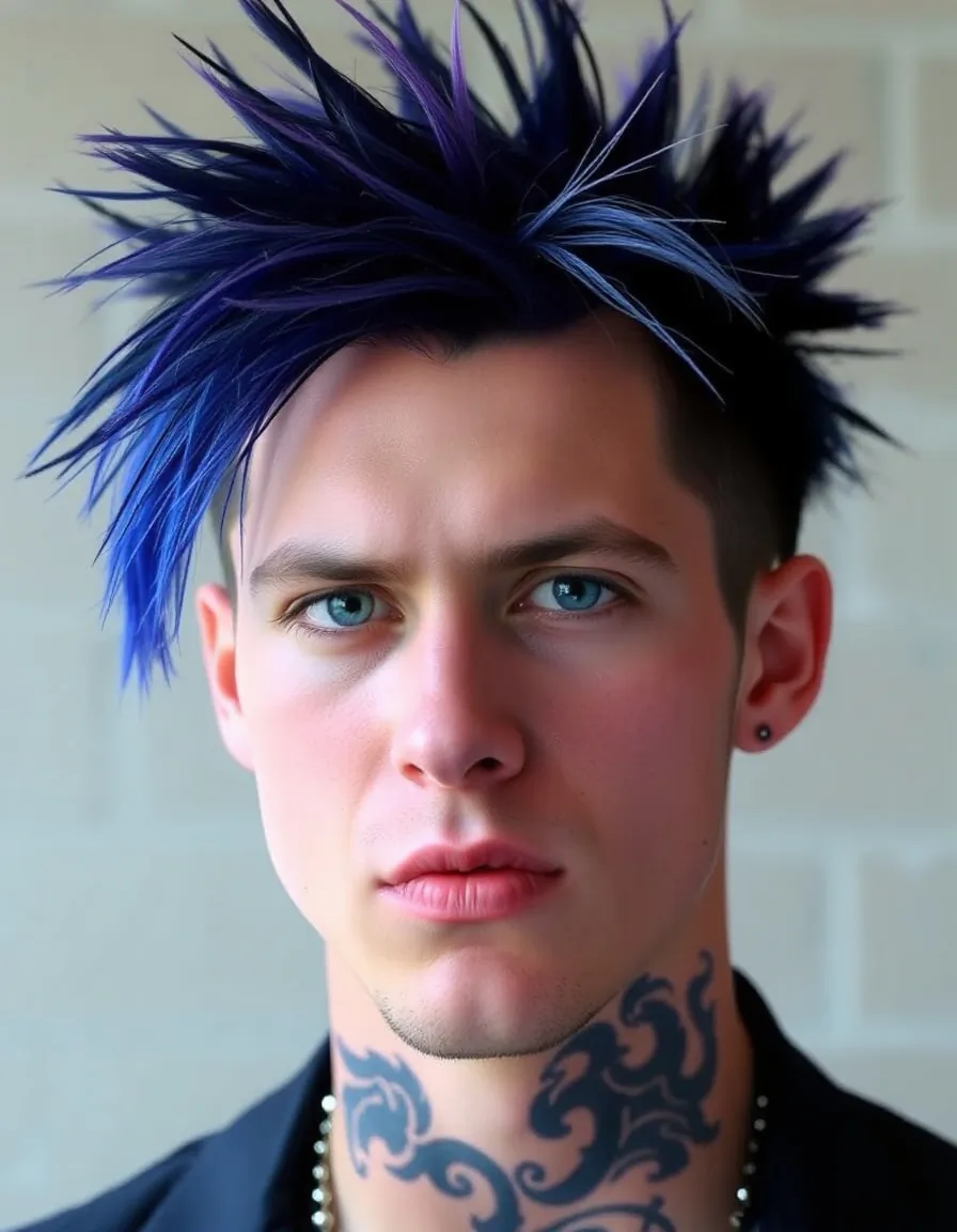 edgy mens punk hair styles for the brave