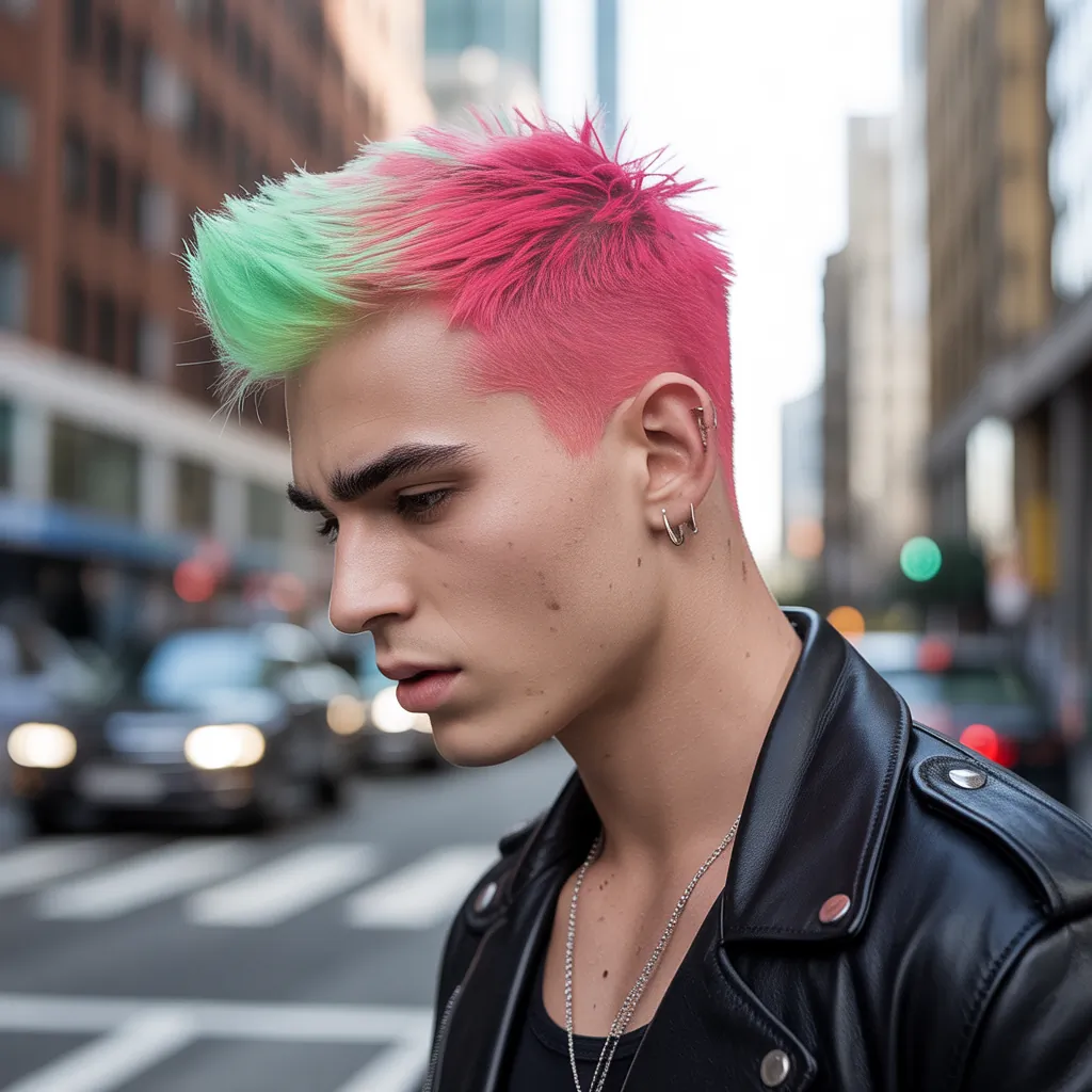 edgy mens punk hair styles for the brave