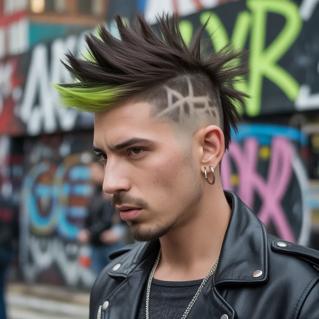 edgy mens punk hair styles for the brave