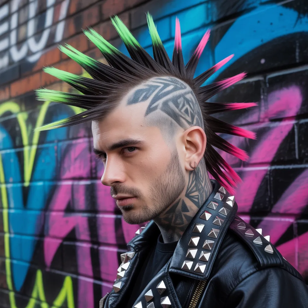 edgy mens punk hair styles for the brave