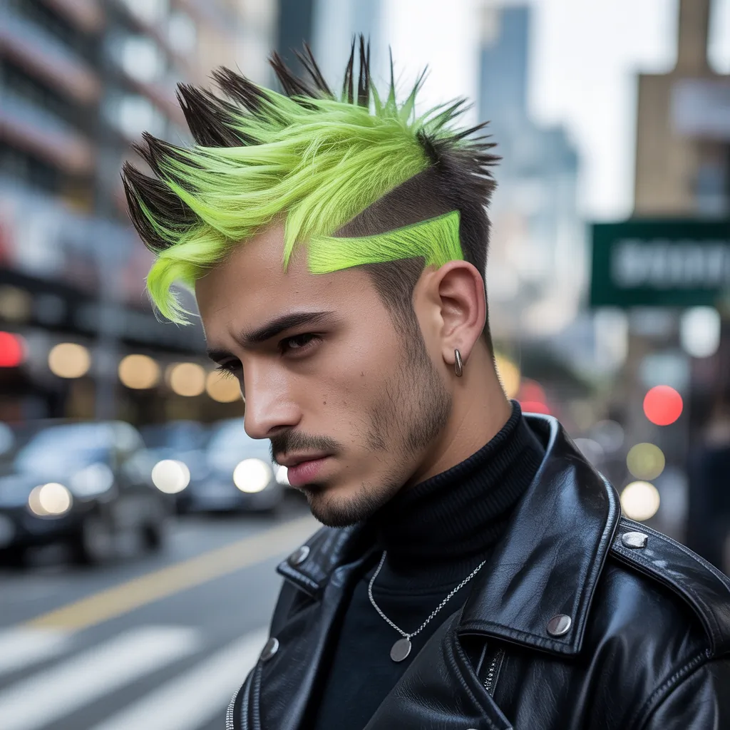 edgy mens punk hair styles for the brave