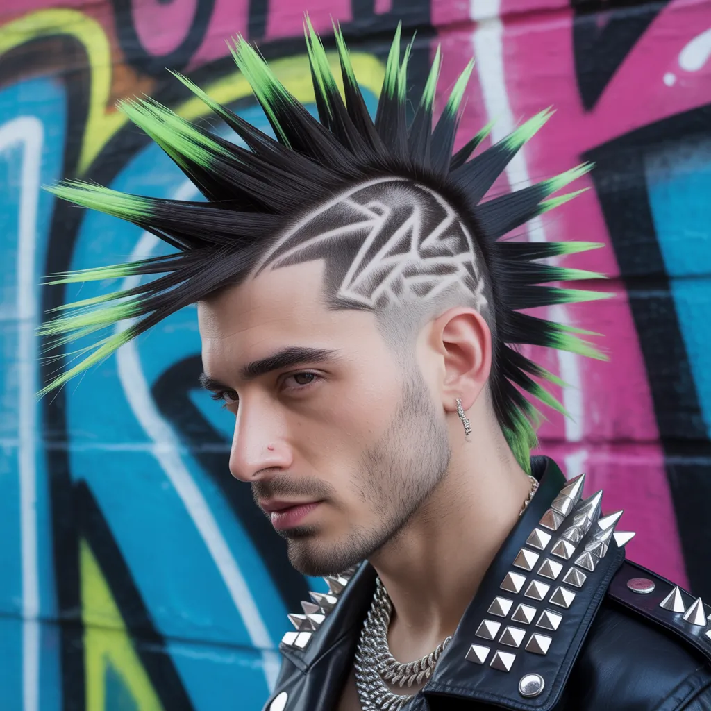edgy mens punk hair styles for the brave