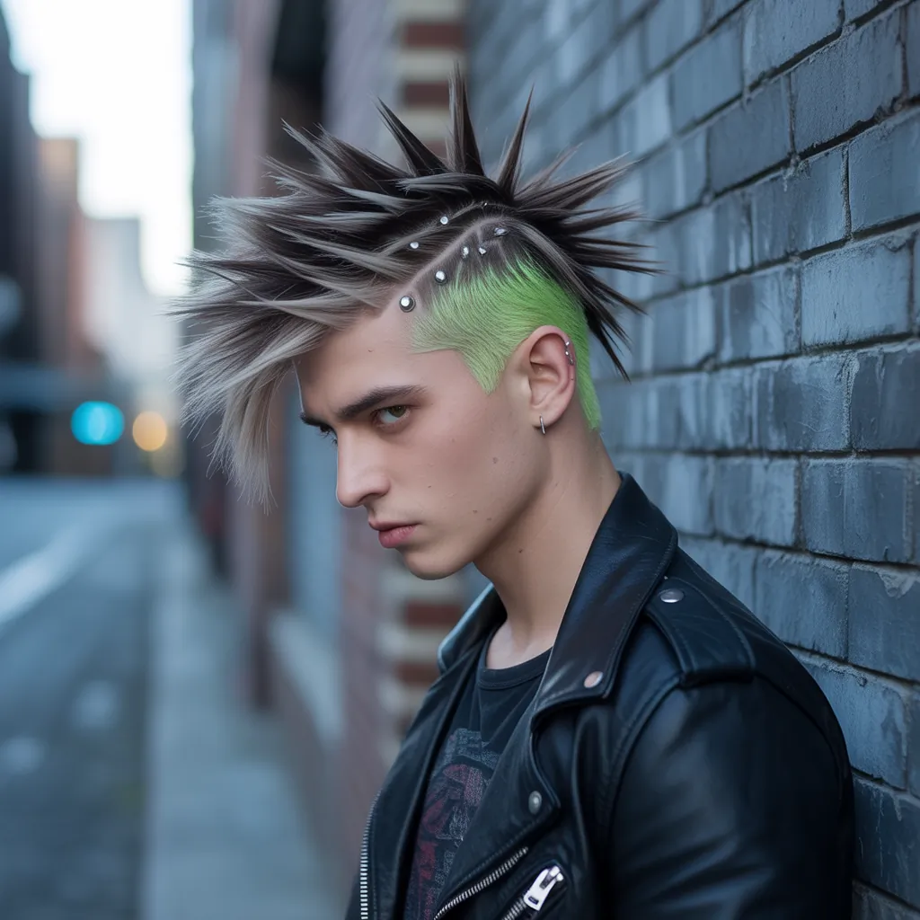 edgy mens punk hair styles for the brave