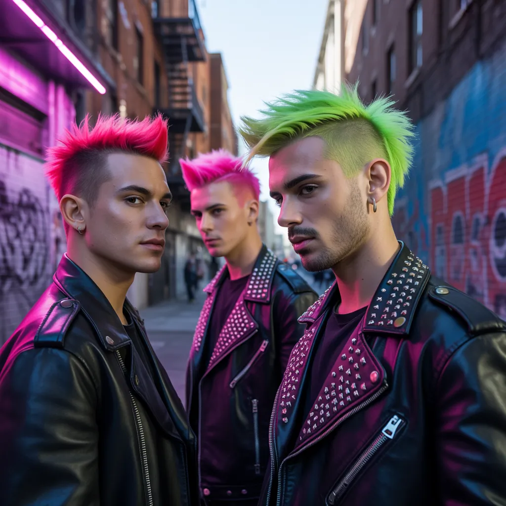 edgy mens punk hair styles for the brave