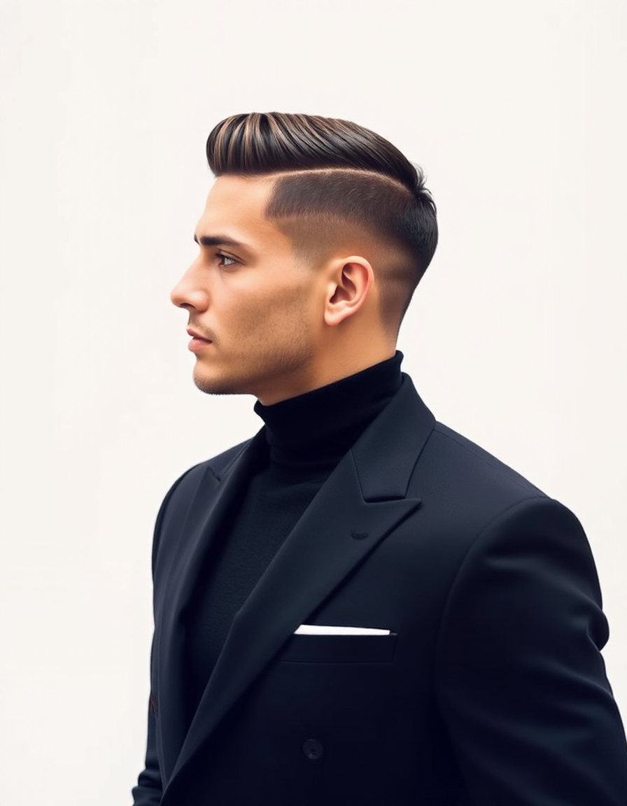 effortless crop haircut men