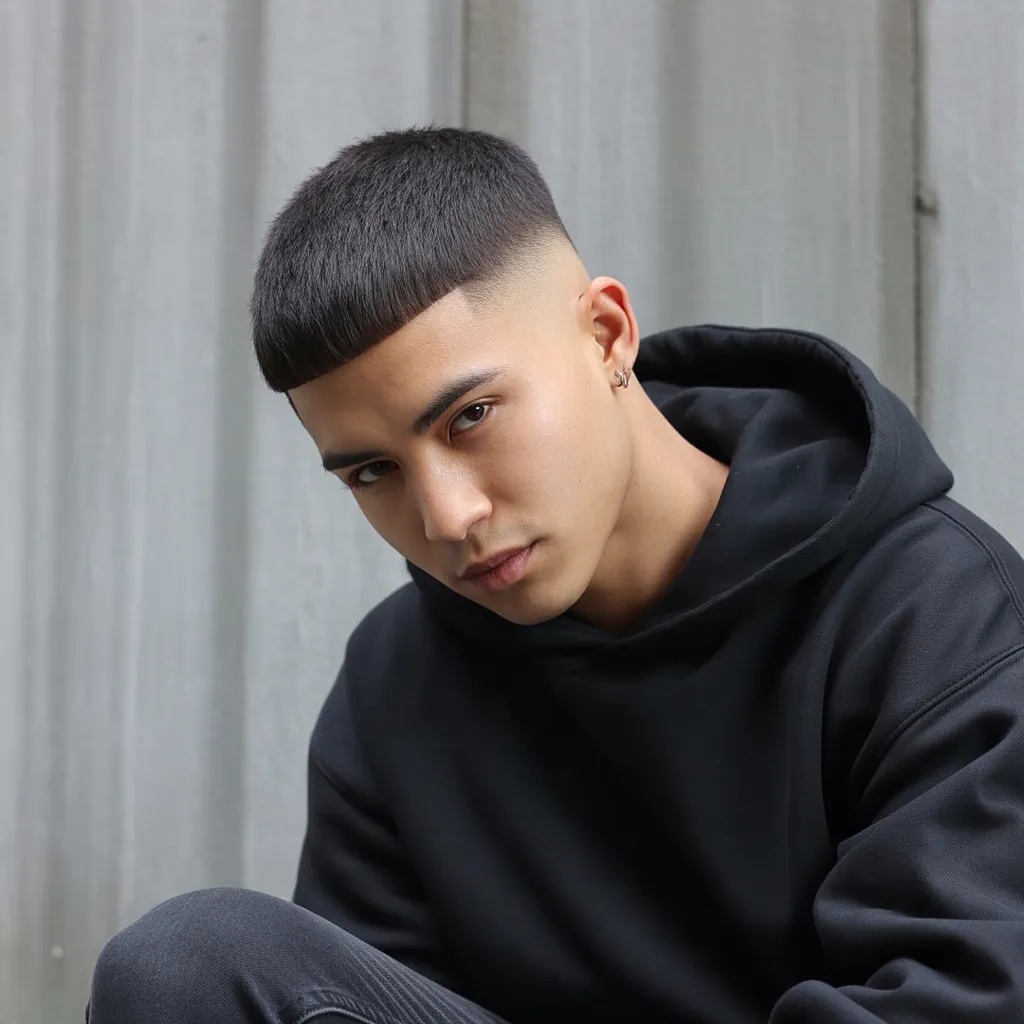 effortless crop haircut men