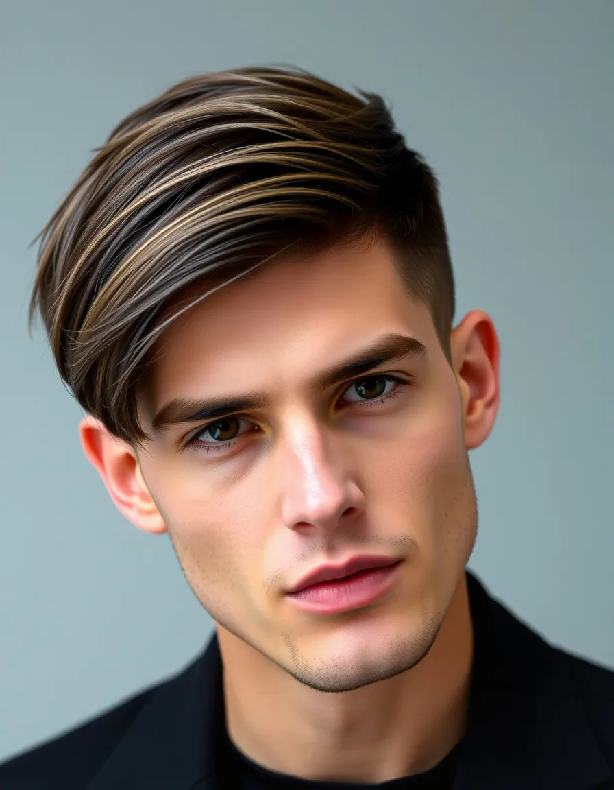 effortless crop haircut men