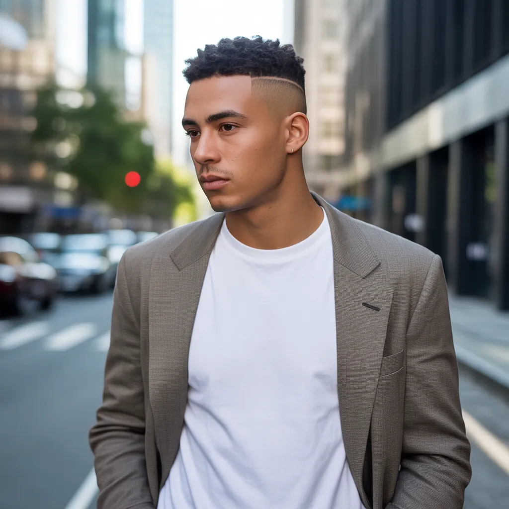 effortless crop haircut men