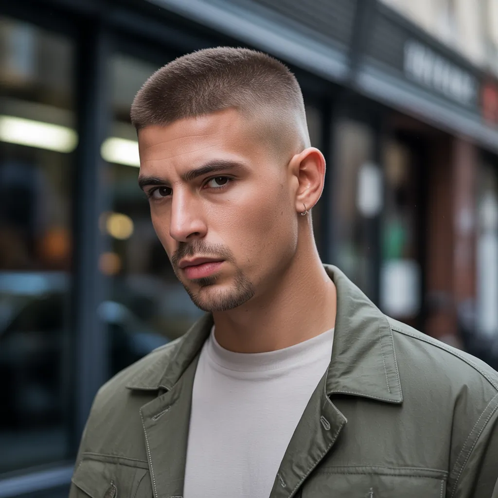effortless crop haircut men