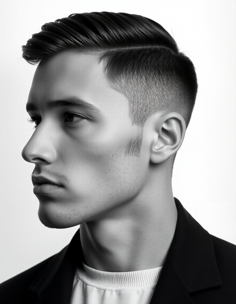 effortless crop haircut men