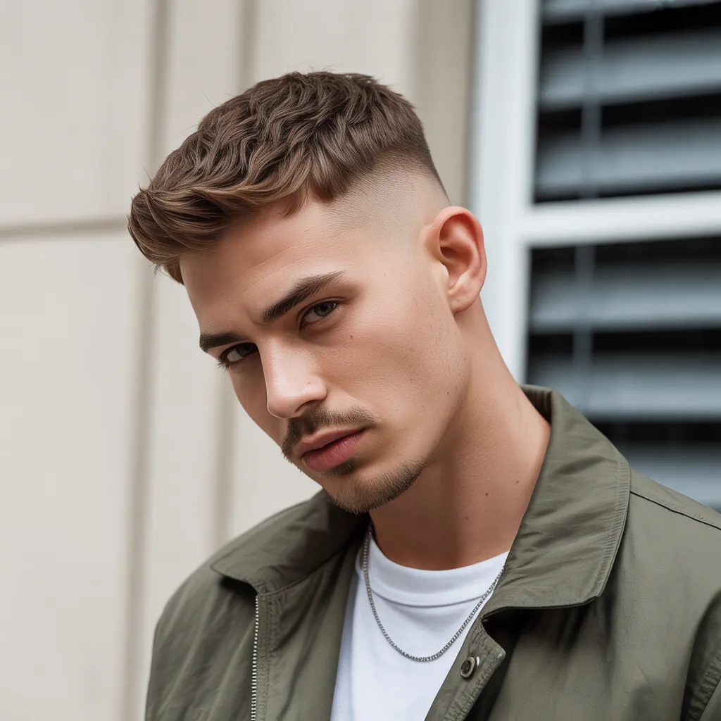 effortless crop haircut men