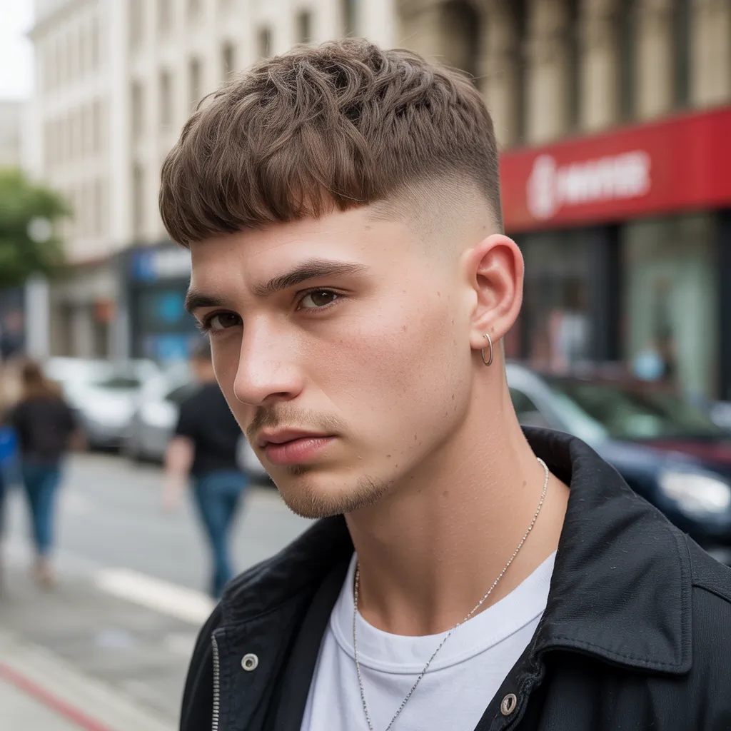 effortless crop haircut men