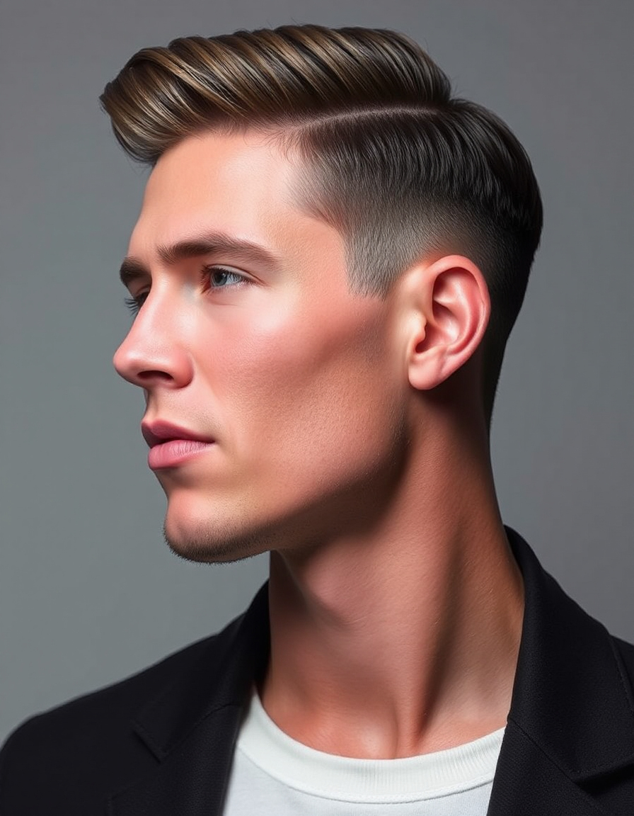 effortless crop haircut men