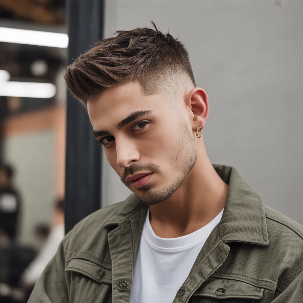 effortless crop haircut men
