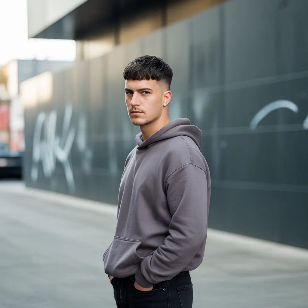 effortless crop haircut men