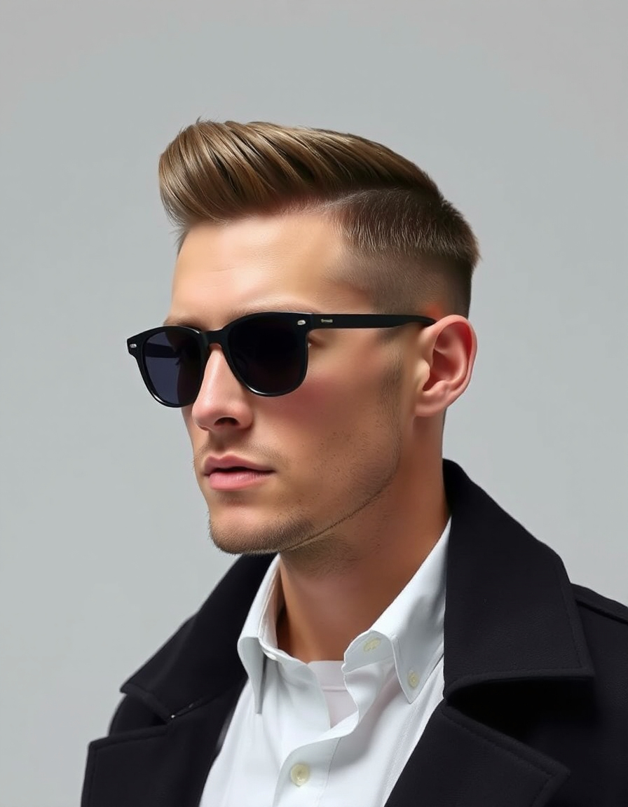 effortless crop haircut men