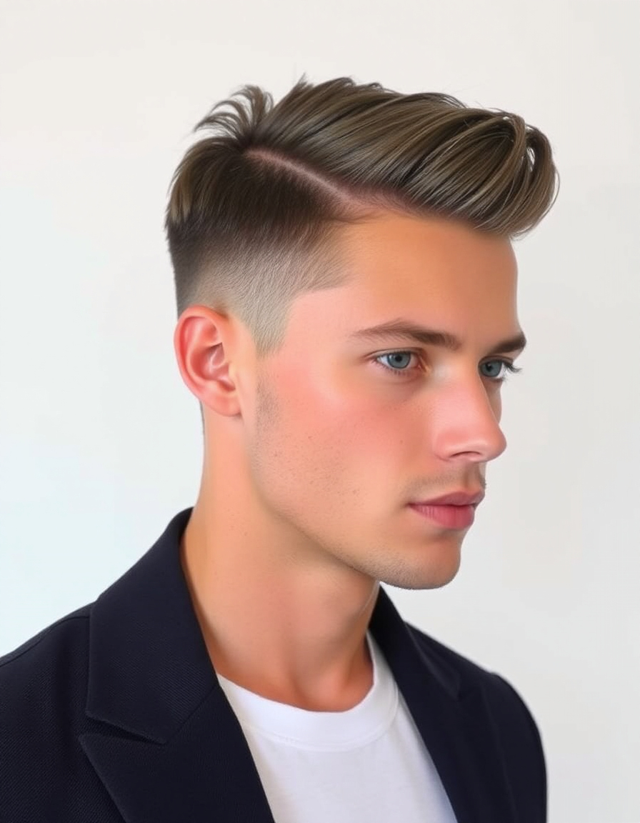 effortless crop haircut men