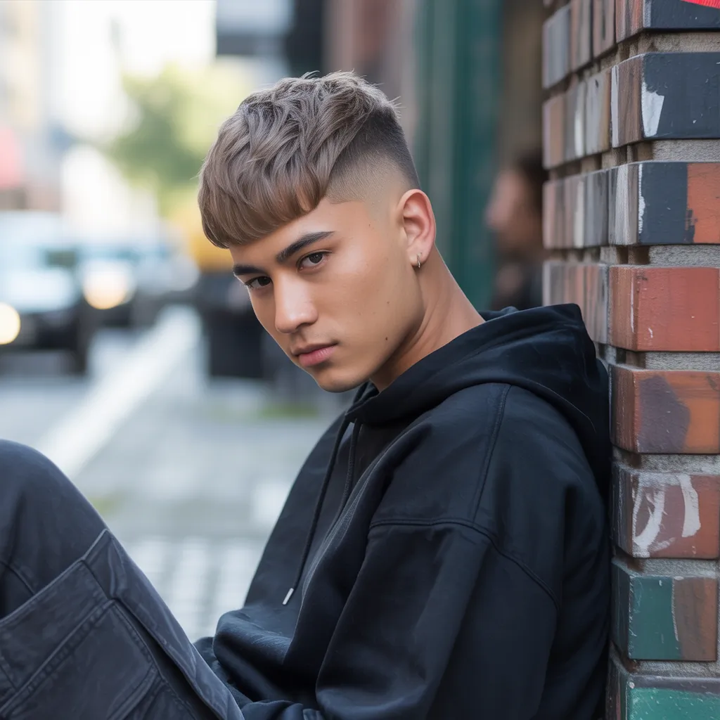 effortless crop haircut men