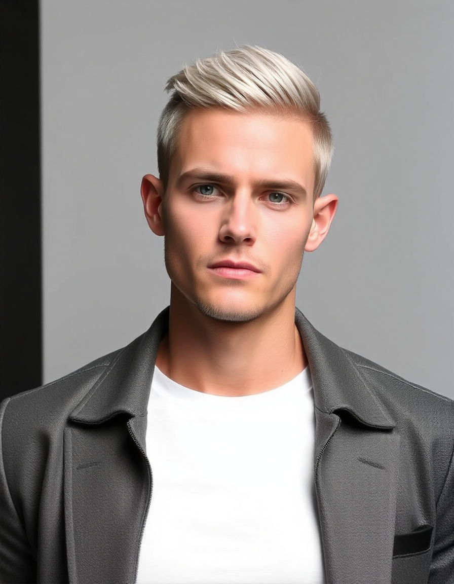 effortless crop haircut men