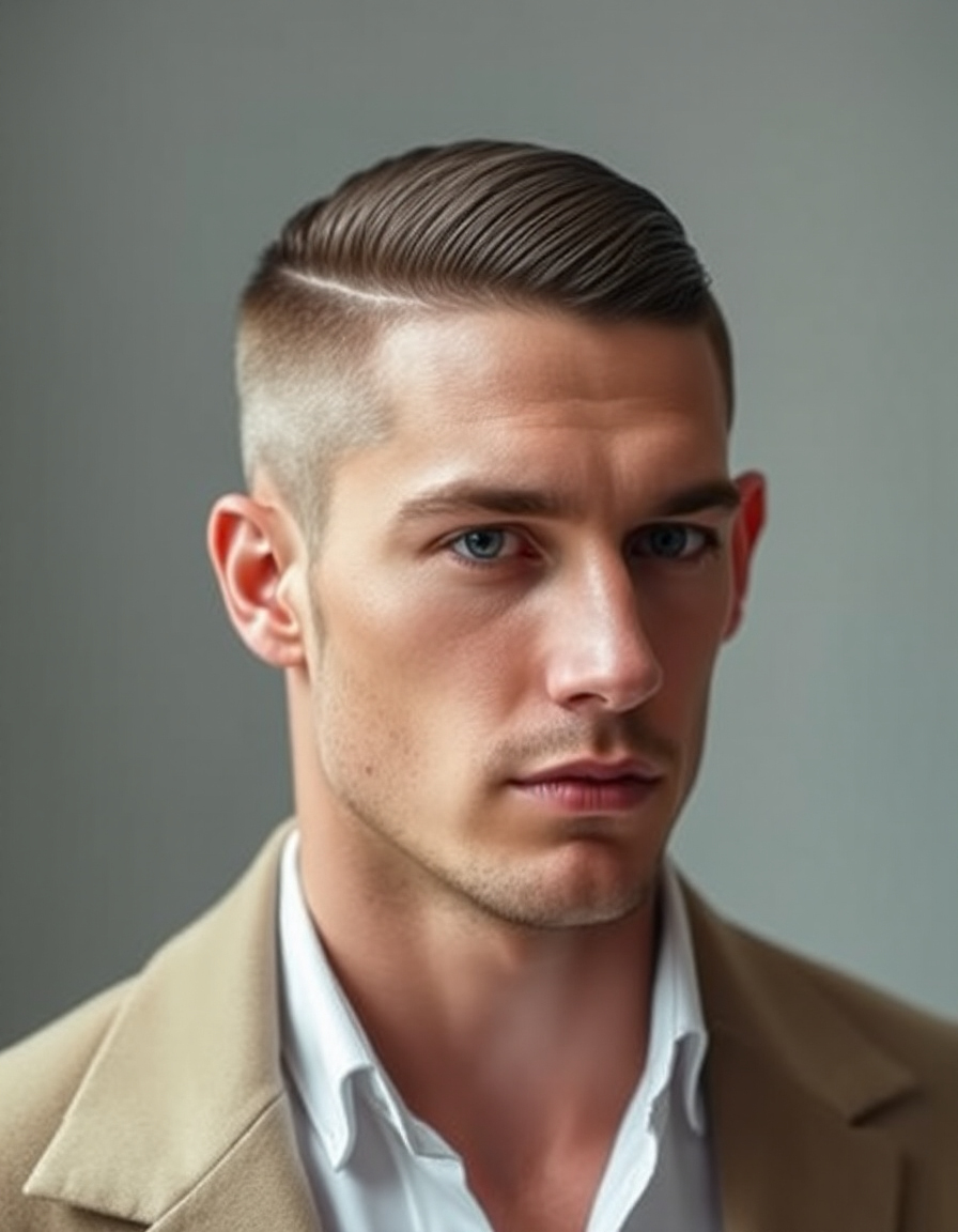 effortless crop haircut men