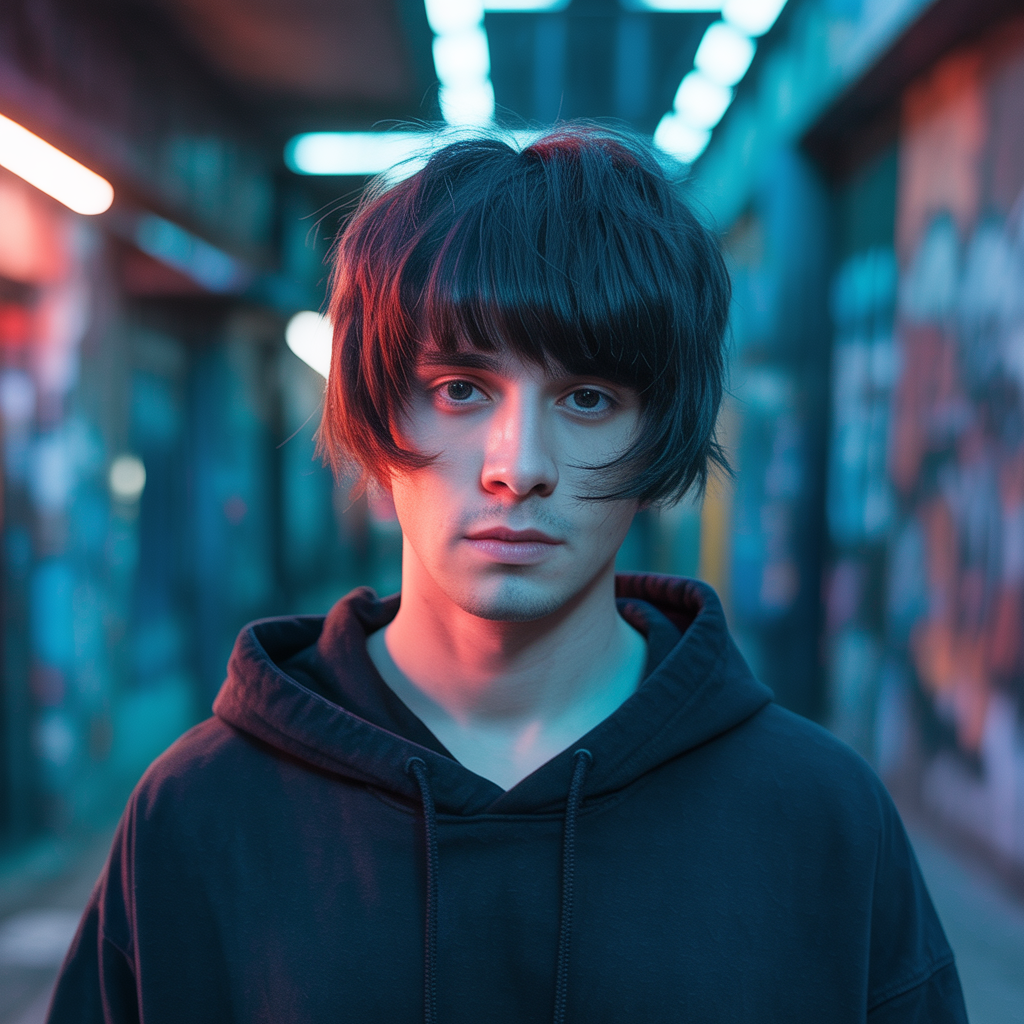emo hairstyles men