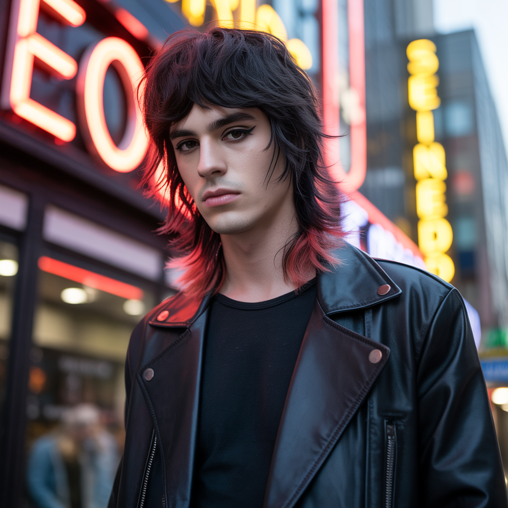 emo hairstyles men