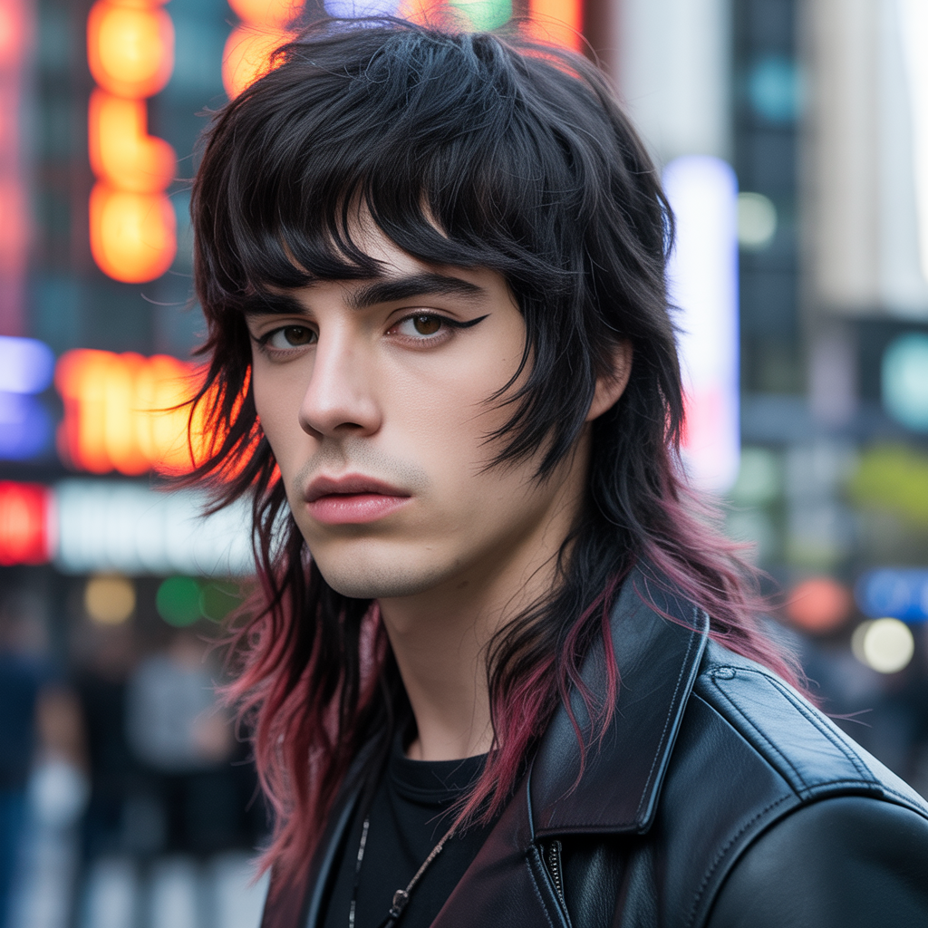 emo hairstyles men