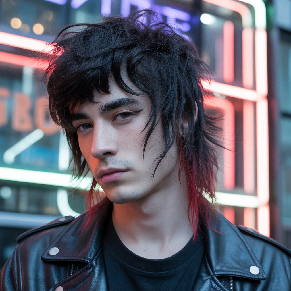emo hairstyles men